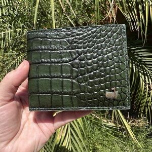 Masters Green Crocodile Wallet